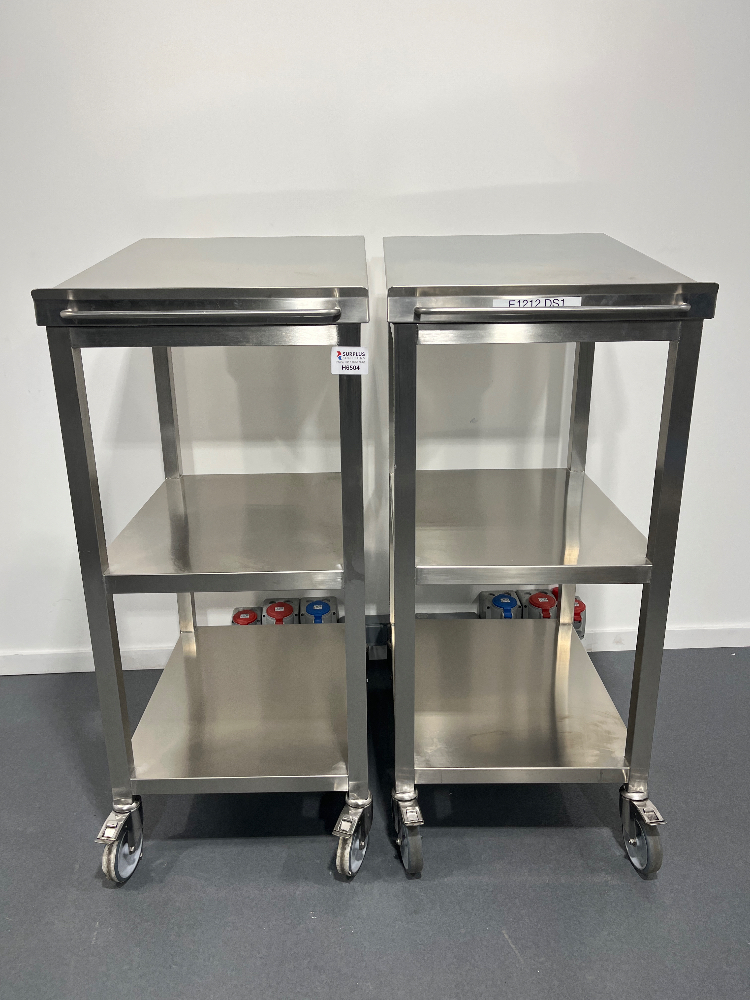 Image of Set of 2 vertical desk - Carts, Racking, and Shelving